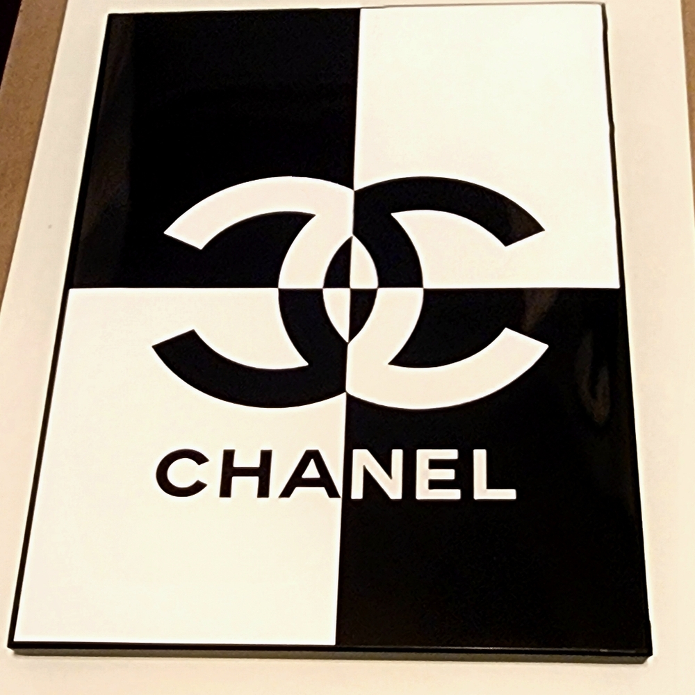 Chanel 8 1/2"x11" Framed Wall Art